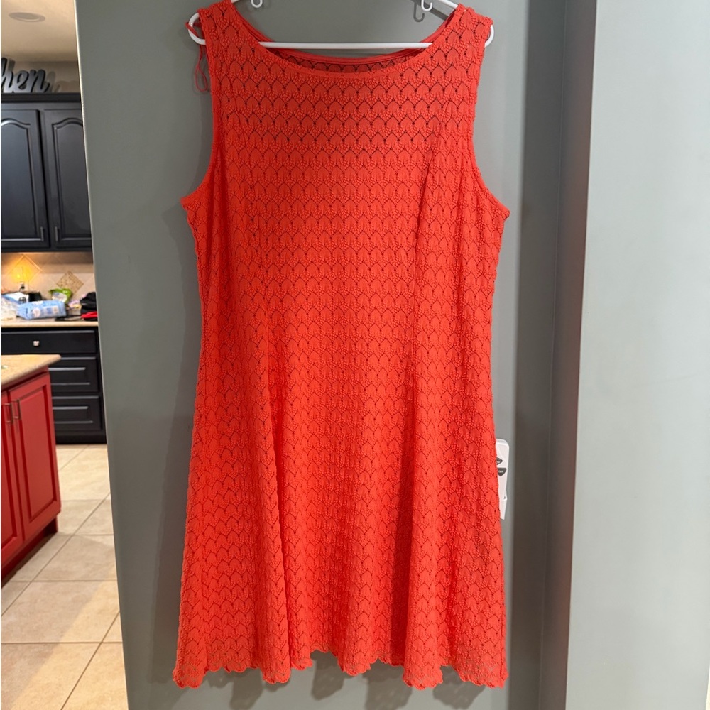 Studio Vibrant Orange Mini Dress